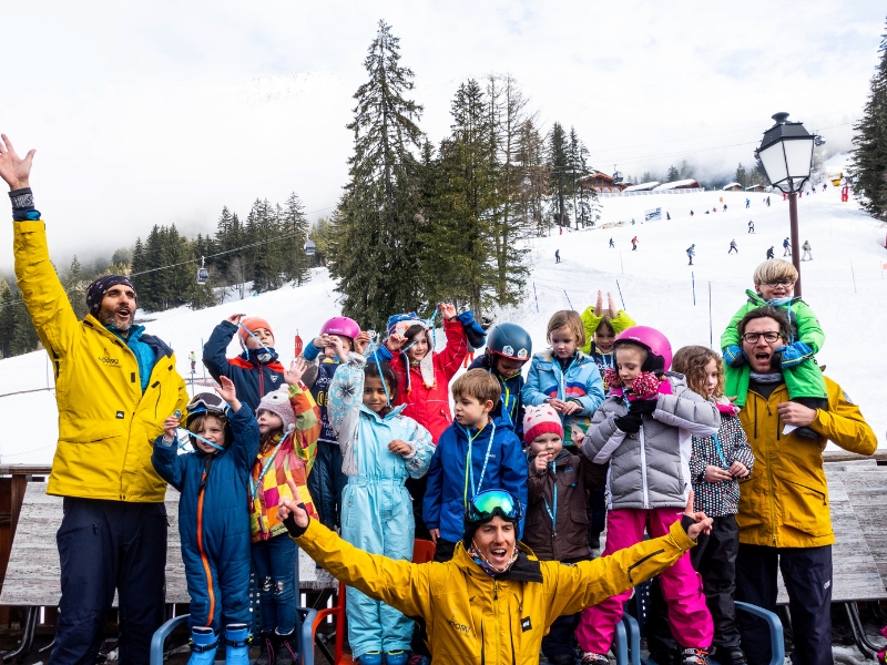 medailles enfant eleve ski cours valmorel neoski